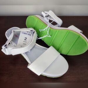 Girls Size 2 Wedge Sandals